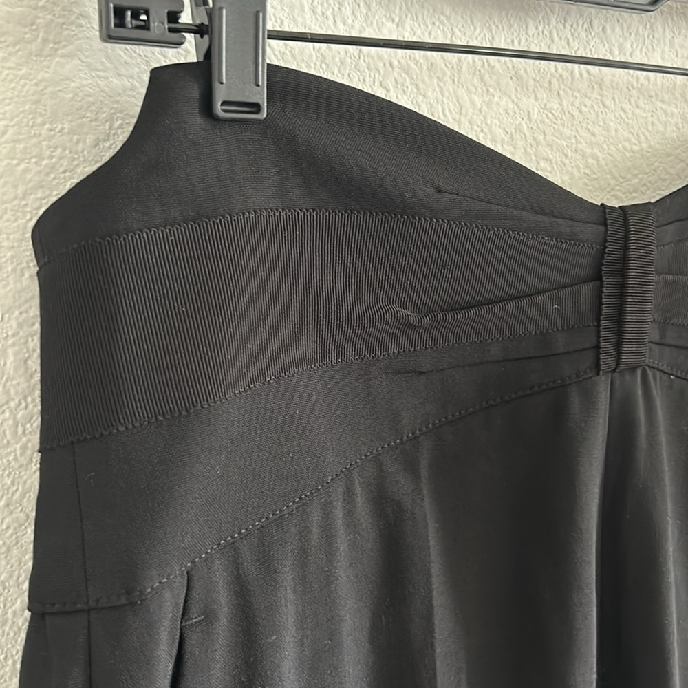 REDVALENTINO | Grosgrain Trimmed Flannel Tapered Pants - Picture 6 of 9